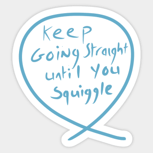 #9 The squiggle collection - It’s squiggle nonsense Sticker